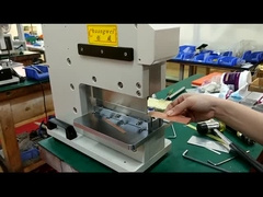 220V 0.3mm tebal Pneumatic PCB V Cut Machine untuk SMT Assembly Line