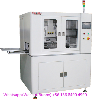 Mesin Inline PCB Depaneling 0.8Mpa Sepenuhnya Otomatis V Cut