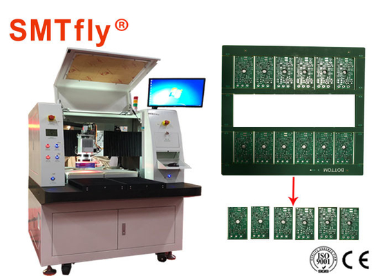 100mm/S 0.6mm Elektronik Laser PCB Depanelizer Machine dengan Sensor Aman