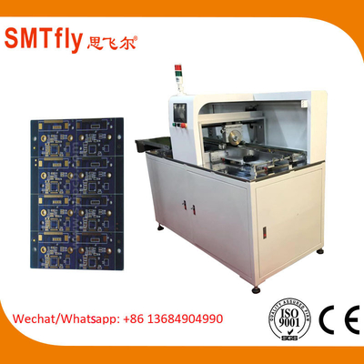 Melangkah / Perangkat Pemisah PCB V-Cut Berbasis Motor Servo dengan Beberapa Bilah Melingkar