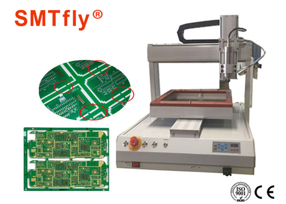 Putih 0.5KW Manual Desktop PCB Router Mesin Depaneling dengan Air Cooled Spindle