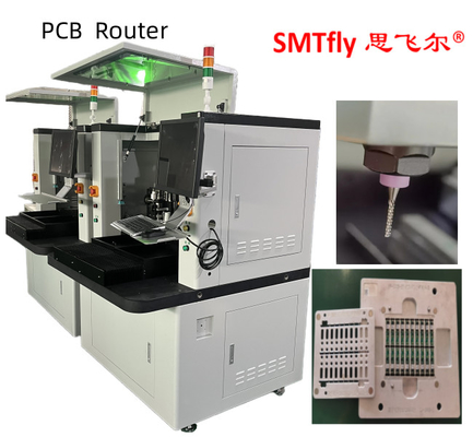 220V 4.2KW Otomatis PCB Depaneling Router dengan Sistem Windows 7