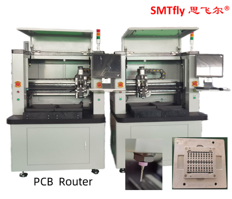 220V 4.2KW Papan Sirkuit Cetak CNC Router, Mesin PCB Depaneling Router