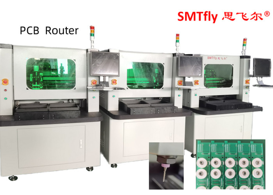 220V 4.2KW Otomatis PCB Depaneling Router dengan Sistem Windows 7