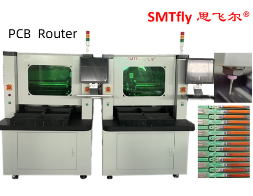 W1650mm KAVO Spindle Automatic PCB Router Mesin Depaneling dengan kamera CCD