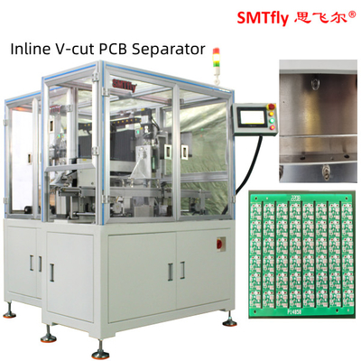 Mesin On Line V Cut Depanel Pneumatic 3.5mm V Cut PCB Separator Depaneling, PCB Depanelizer