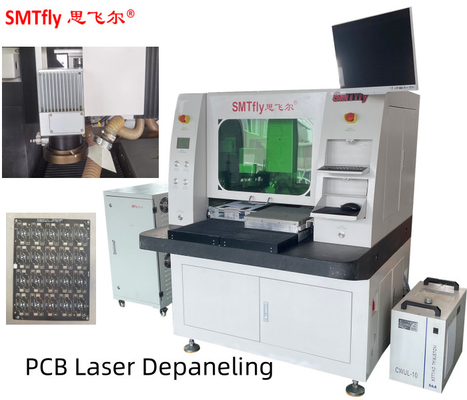 PCB Off Line Laser Depaneling Separator 0,02 Keakuratan 335mm