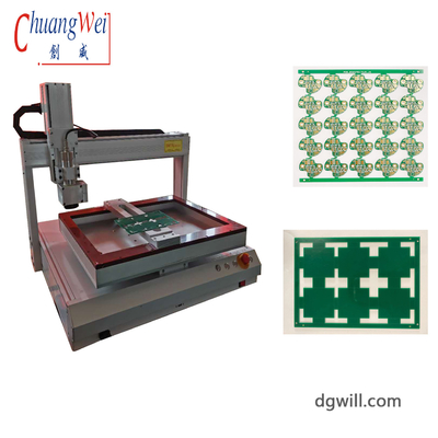 Desktop Single Bench PCB Router Machine dengan kecepatan posisi 500mm/s dan kekakuan tinggi