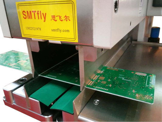 Memotong Ketebalan dari 0.1 ~ 3.5mm PCB V-Cutter Depaneling Mesin