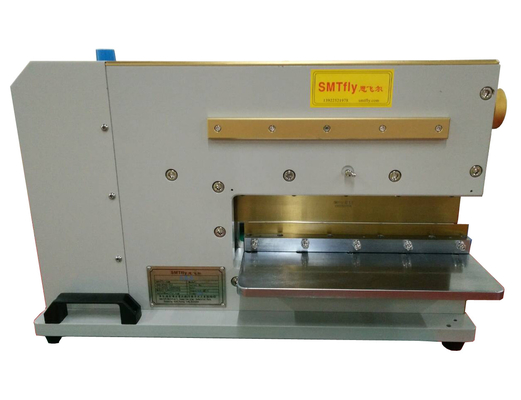 Dua Sharp Linear Blades PCB Depaneling Machine untuk Aluminium Substrat