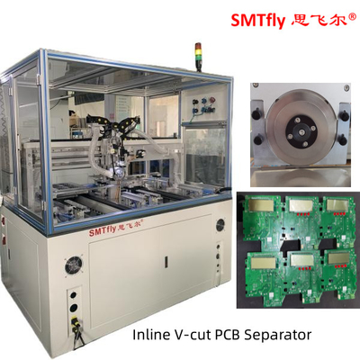 Peralatan Pemisah PCB Inline V-cut 300mm