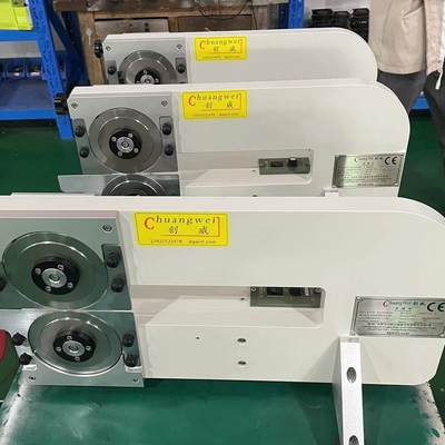 PCB Separator Mahine Motorized V-Groove Pcb Depaneler Dengan Blades Bulat