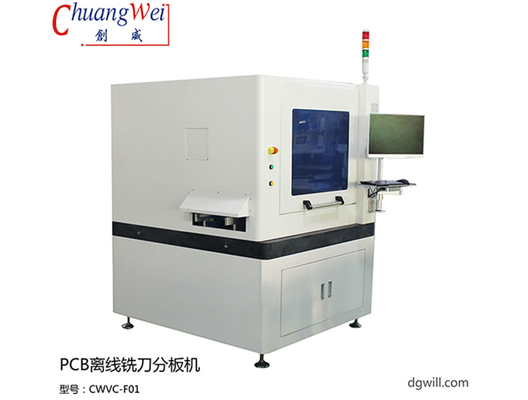 Mesin Inline PCB Router CNC Spindle Printed Circuit Board Ketebalan 0,5mm