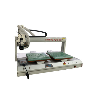 Mesin PCB Router Stasiun Ganda Mesin Pengeret Elektronik Otomatis
