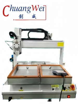 Mesin PCB Router Stasiun Ganda Mesin Pengeret Elektronik Otomatis