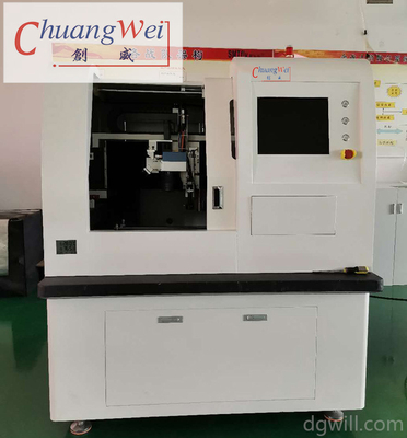Mesin Inline Laser PCB Depaneling dengan Laser Wavelength 355nm disesuaikan