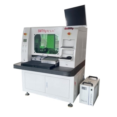 Offline PCB Laser Depaneling Machine Keakuratan pemotongan dari seluruh mesin 0,03mm
