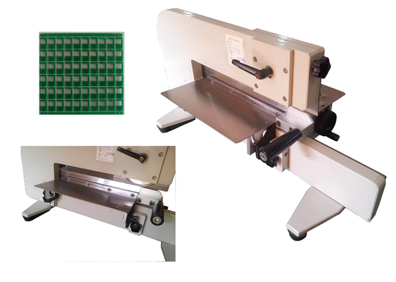 Mesin Pemisahan PCB Kerangka Baja Motorisasi Pemotongan 330mm Fr4 Dorong Tangan