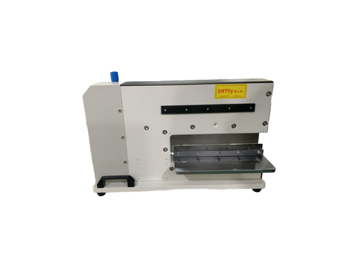 Pisau lurus mesin pemotong PCB V perakitan PCBA DE panel ahli Pneumatic Driven