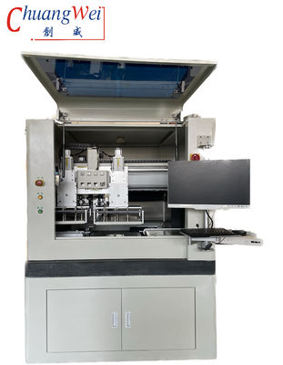 2 Meja PCB Router Mesin 0,5mm Ketebalan CNC Printed Circuit Board Inline