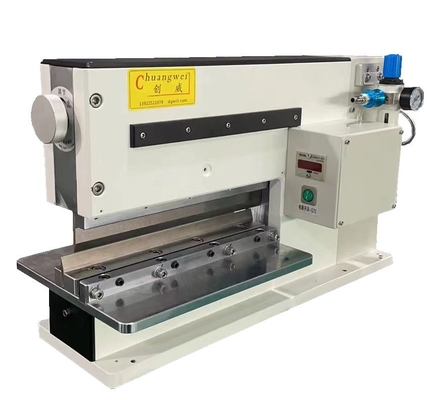 Pneumatically Driven PCB V Cutting Machine Untuk Memisahkan Papan Hingga 2,5mm Ketebalan Panjang Pemotongan 330mm