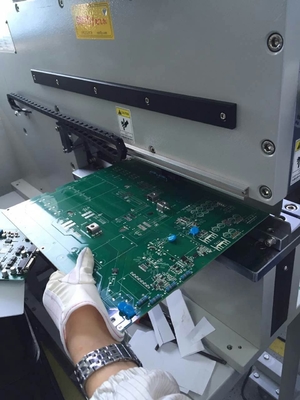 ISO9001 PCB V Cut Machine Dengan Kapasitas Counter Function Cutting 480mm