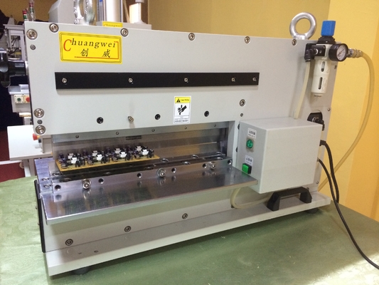 Pneumatic PCB V Cut Machine dengan Linear Blade High Speed Steel 330mm