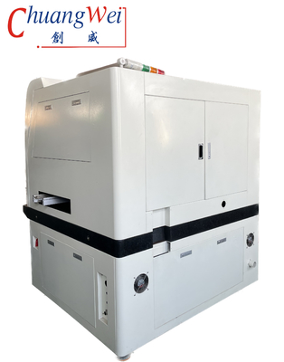 Fiducial Recognition Laser PCB Depaneling Machine Opsional Inline dari Baja Berkualitas