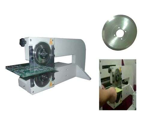 Mesin Pemisah PCB Blade Circular Motorized Untuk SMT PCBA Assembly Efisiensi Tinggi