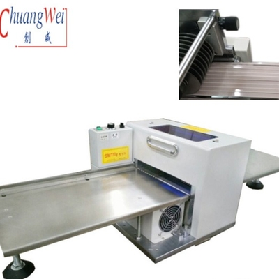 Precision Motor Drive PCB Depanelizer untuk pemotongan strip LED dengan ramping cepat