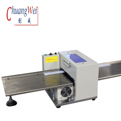 Precision Motor Drive PCB Depanelizer untuk pemotongan strip LED dengan ramping cepat