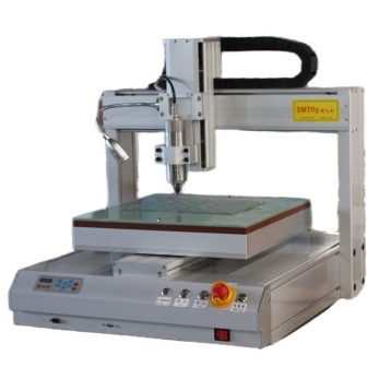 High Precision 3 Axis Desktop PCB Router Machine untuk Kebalikan Sistem Drive 0,02mm