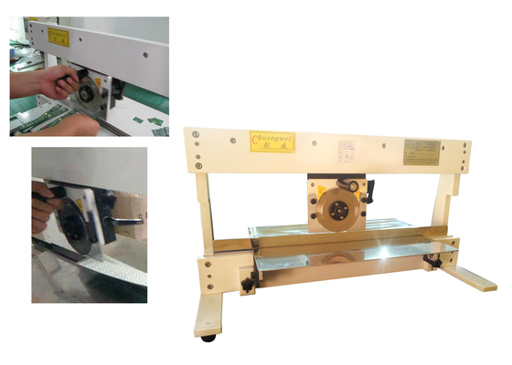 Manual PCB Separator Machine Untuk Led Panel, Lingkaran &amp; Linear Blade PCB Depanelizer