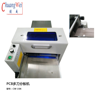 3.5Mm 110V Tebal Depanelisasi V Potong Pemisah PCB 9 Pasang Pisau