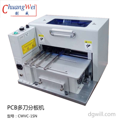 110V 400 mm / s 9 Pasang Aluminium Pcb Depaneling Cutter / Mesin Smd Pcb