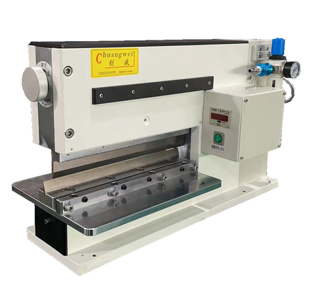Pneumatically Driven PCB V Cut Machine Depanelizer Memisahkan Papan Sampai 2,5mm tebal