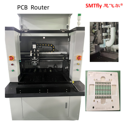Mesin Pcb Router Depaneling Offline Mesin Pembuat Papan Sirkuit Pemosisian 0,01mm