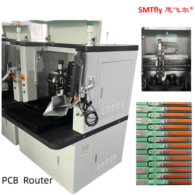 Mesin Pcb Router Depaneling Offline Mesin Pembuat Papan Sirkuit Pemosisian 0,01mm
