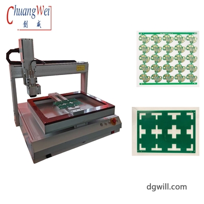 Desktop Single Bench 3 Axis PCB Router Machine 100mm/S 0.01mm Untuk Pasar Vietnam