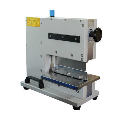 Dengan mudah memotong papan logam dengan CWVC-220 Pneumatic V Groove PCB Cutting Machine
