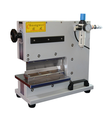 Dengan mudah memotong papan logam dengan CWVC-220 Pneumatic V Groove PCB Cutting Machine
