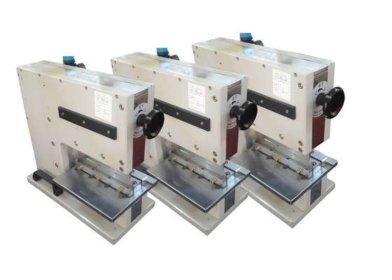 Dengan mudah memotong papan logam dengan CWVC-220 Pneumatic V Groove PCB Cutting Machine