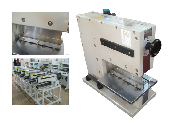 Dengan mudah memotong papan logam dengan CWVC-220 Pneumatic V Groove PCB Cutting Machine