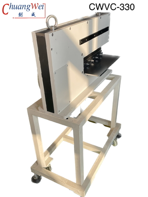 Pneumatically Driven V Cut PCB Shearing Machine with Electromagnetic Valve Control (Mesin Pemotong PCB V-Cut yang Didorong secara Pneumatik dengan Kontrol Katup Elektromagnetik)