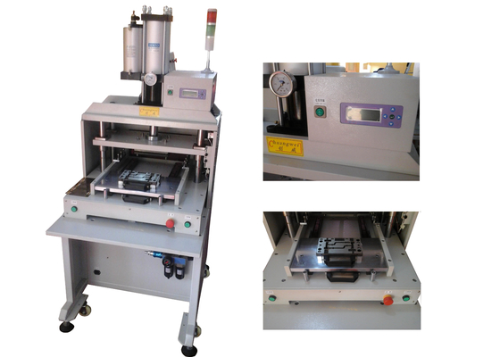 Pneumatic Program FPC / PCB Mesin Punching dengan LCD Besar dan Kerangka Robust CWPE