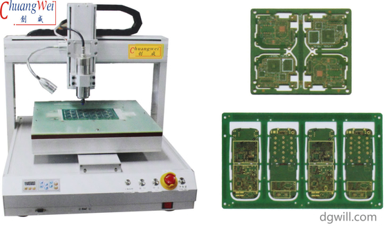 0.3-3.5mm PCB Shearing Ketebalan di Vietnam PCB Router Mesin dengan 10W Power