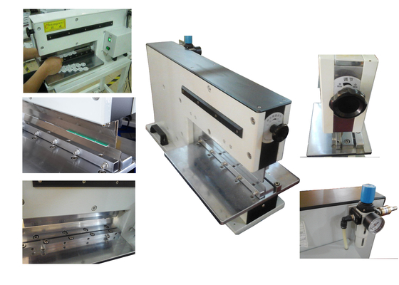 Pneumatic V-Groove Pcb Cutting Machine SMTfly-480J Dengan Fungsi Counter Kapasitas