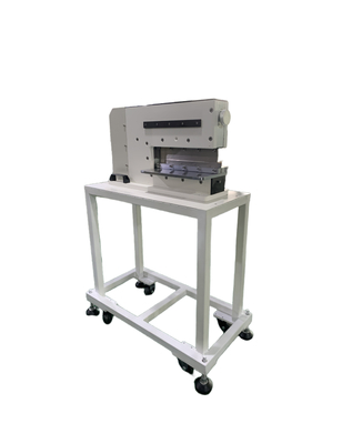Mesin Pneumatic PCB Separator Berkecepatan Tinggi Dua Bilah Linear tajam