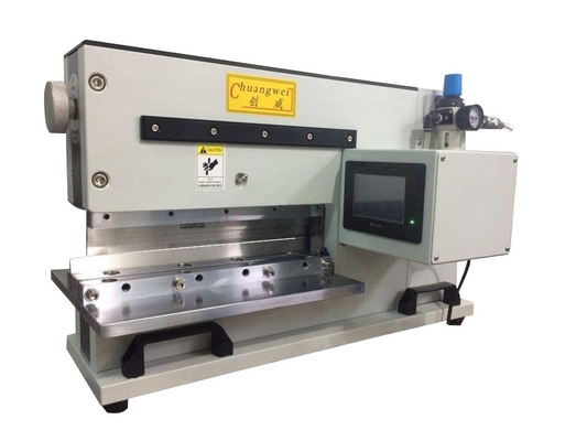 Mesin Pneumatic PCB Separator Berkecepatan Tinggi Dua Bilah Linear tajam
