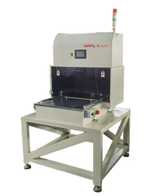 0.08MM tebal LCD Tampilan CNC Pneumatically PCB Punching Machine